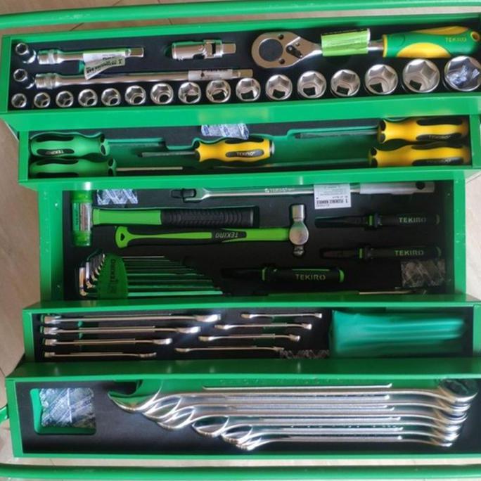 Terlaris Tekiro Tool Box Set 66 Pcs - Tool Kit - Mechanic Toolset