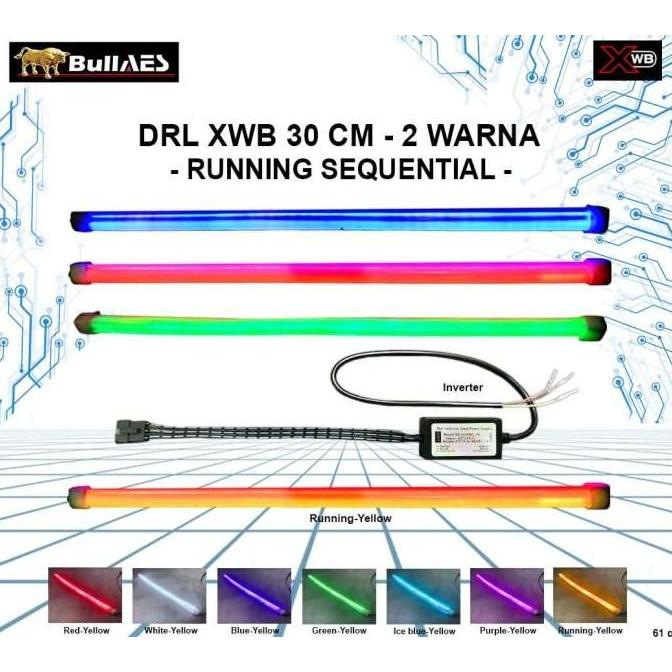 Lansungkirim- Drl Fleksbiel 30 Cm 2 Mode Running Sein Slowly Flow I Drl 30 Xwb