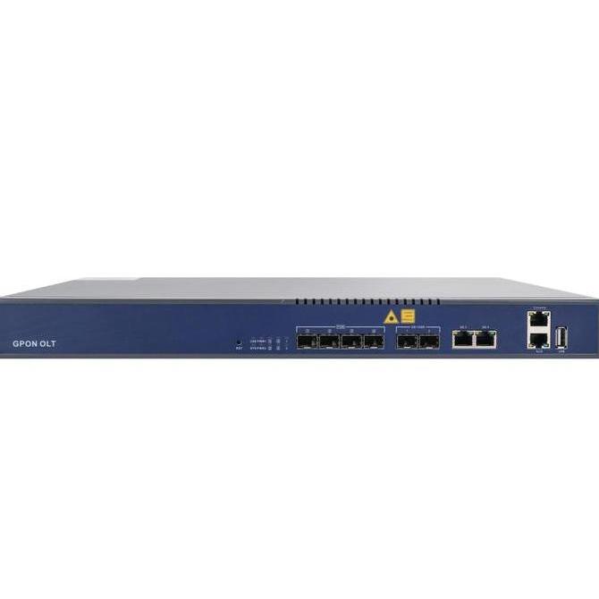 HARGA DISC - NEW OLT GPON VSOL 4 PON V1600G0-B, AC+DC,+4SFP 9DB GPON 3 LAYER MURAH DOUBLE POWER