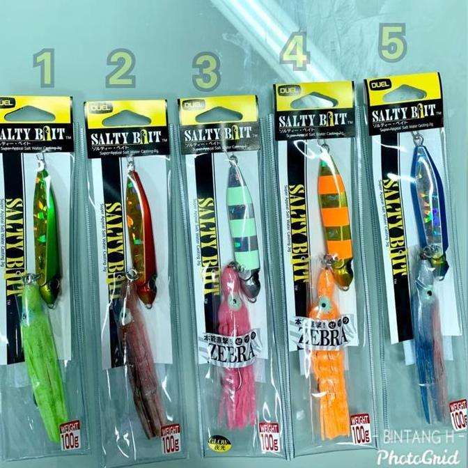 Umpan Metal Jig Slow Jig Inchiku Squid Jig Duel Salty Bait 100 Gram