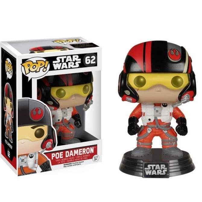 HOT SALE FUNKO STAR WARS - POE DAMERON - POP VINYL - 6222 TERMURAH