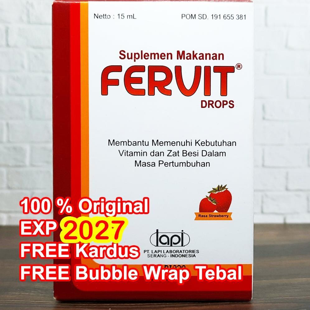FERVIT DROP 15ML SUPLEMEN ZAT BESI BAYI < 12 BULAN DAN ANAK 1 - 2 TAHUN SUPERRR MURAH
