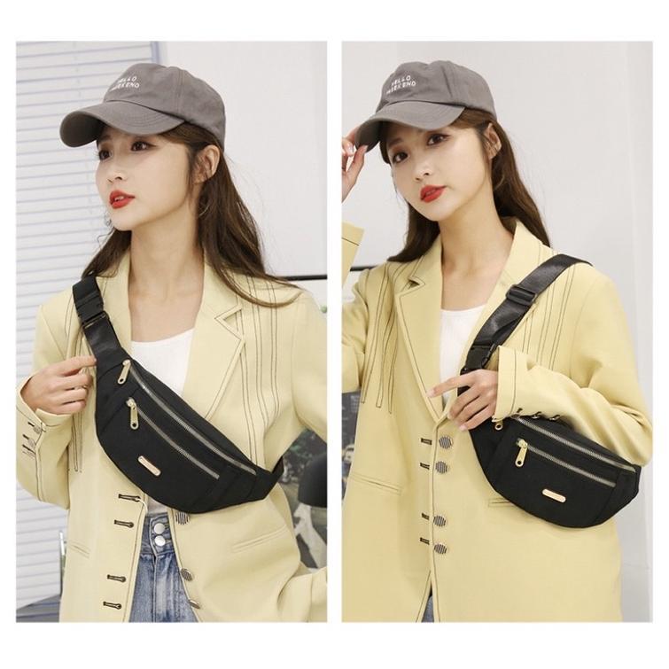 RECOMMENDED TAS PINGGANG WANITA IMPORT SELEMPANG DADA WAISTBAG PREMIUM ORI WATERPROOF MODEL O