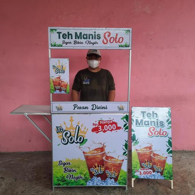 Terlaris Booth Portable Alumunium Meja Sayap Jb Lv