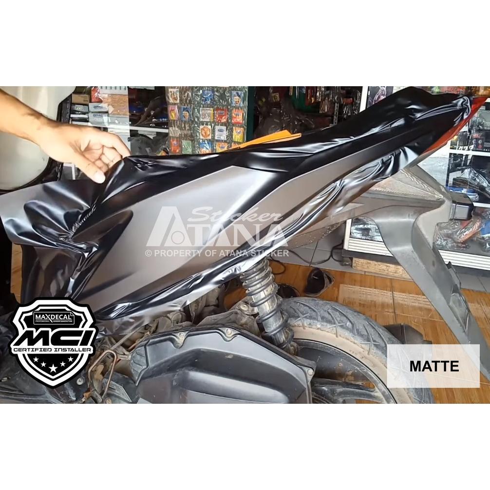 OFFICIAL SKOTLET HITAM DOFF GLOSSY MAXDECAL SCOTLET BLACK DOP GLOSS STIKER MATTE METALIK KILAP STICK
