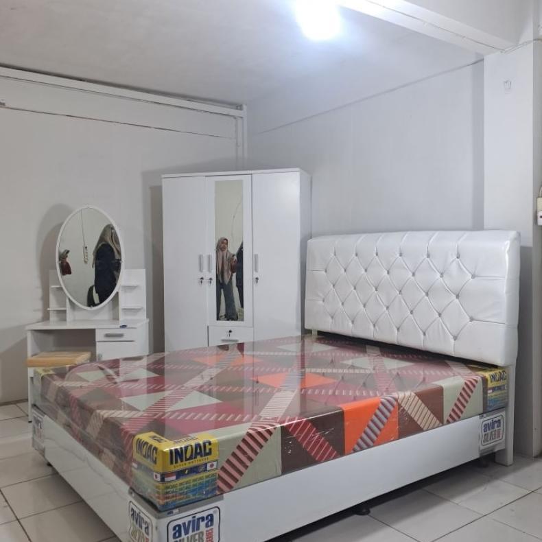 EXCLUSIVE Paket kamar murah set kamar 160x200 kamar set 180x200 1set kamar tidur lengkap paket seser