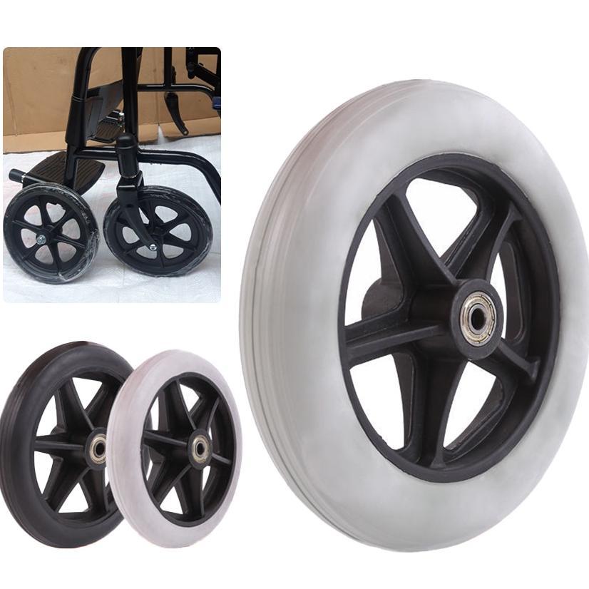 roda depan kursi roda 8 inch - Kursi Roda "Diameter Full 20 Cm" - Roda Kursi Roda - Roda Bagian Depa