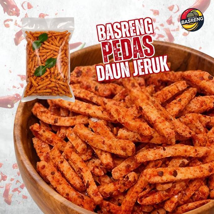 Cikcik- Sentral Basreng Pedas Daun Jeruk Bumbu Kering 1Kg
