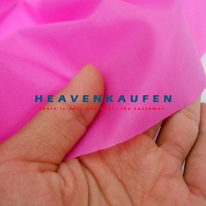 Kain Parasut Furing WP/Pelapis Warna Pink Merah Muda Harga Per Meter Untuk Furing Dalam Tas Furing J