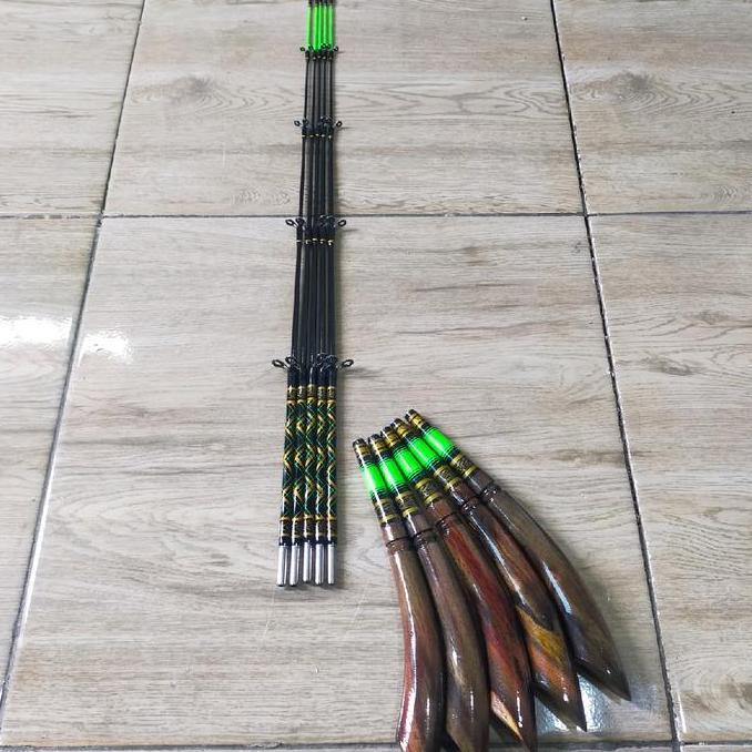joran timbang sonokeling set 5 joran cabut pahul set 5