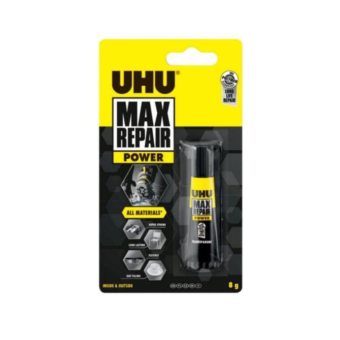 nebuloozter - UHU Max Repair 8 gr / UHU Max Repair 8gr / Lem Sepatu / Lem Besi / Lem Keramik / Lem S