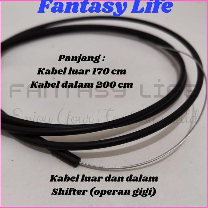 Tali shifter set kabel operan gigi luar dalam sepeda MTB federal lipat