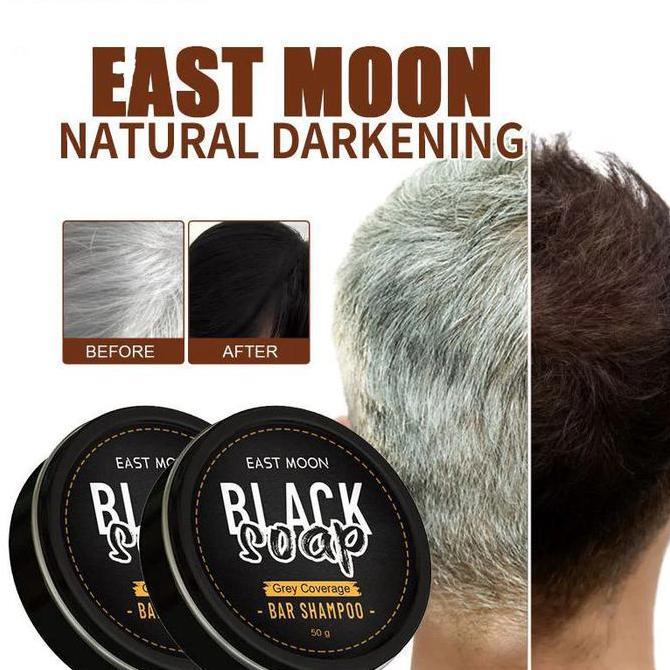 Pria Rambut Hitam Sabun Penggelap Rambut Sabun Sampo Bar Penggelap Polygonum Essence Hair Darkening 