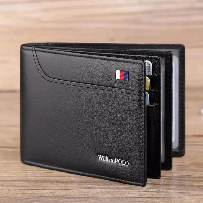 Vinamaharaja - Dompet Lipat William Polo Pria Kekinia Dompet Laki-laki Keren Dompet Pria Terbaru Dom