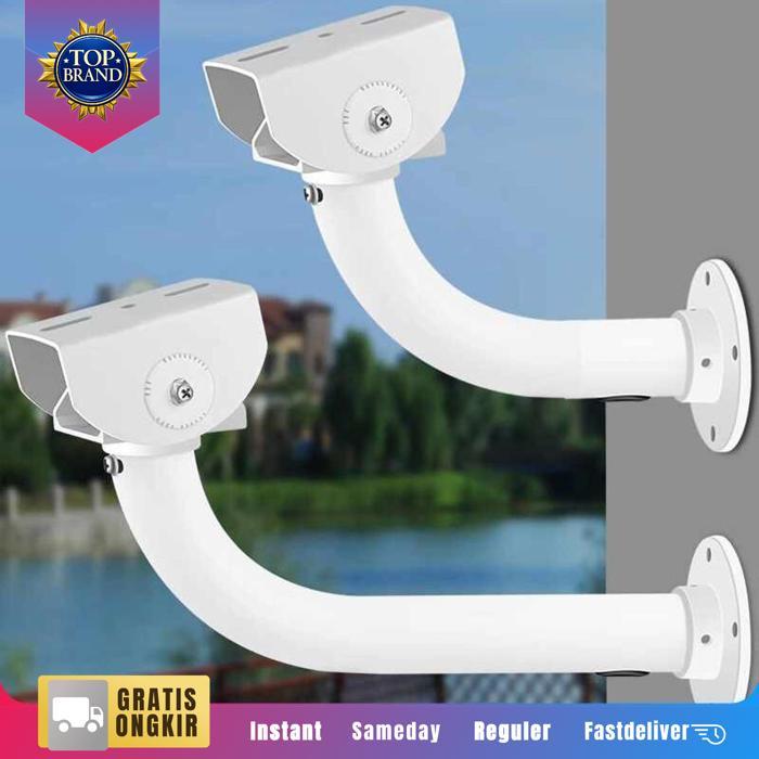 Bracket CCTV 30Cm Bracket Tiang L CCTV Rak CCTV Dinding Holder CCTV Bracket CCTV Tiang Tembok