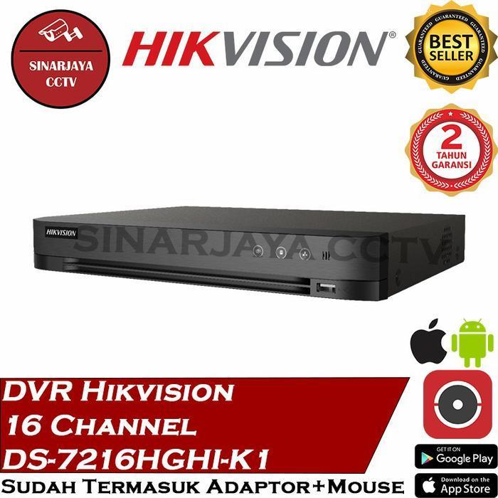 DVR 16CHANEL HIKVISION TURBO HD 1080P ORIGINAL DAN TERPERCAYA