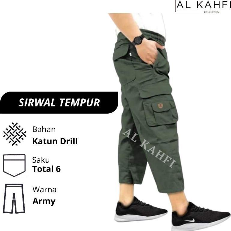 KUALITAS SUPER CELANA SIRWAL TEMPUR DEWASA CELANA SIRWAL CARGO DEWASA DAN OUTDOOR PRIA.