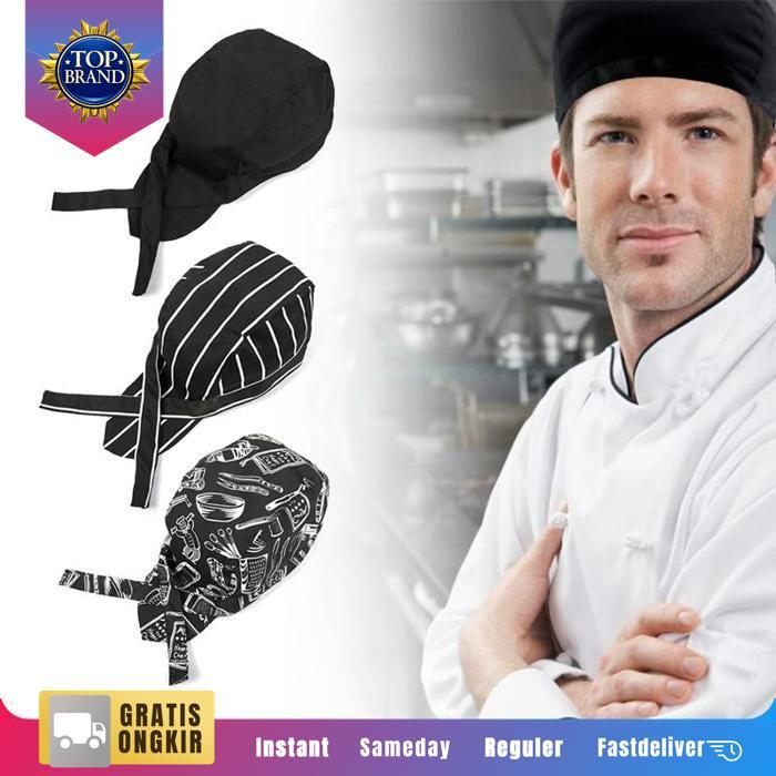Topi Chef Dewasa Cooking Hats Topi Pirate Chef Koki Topi Chef Topi Waiter