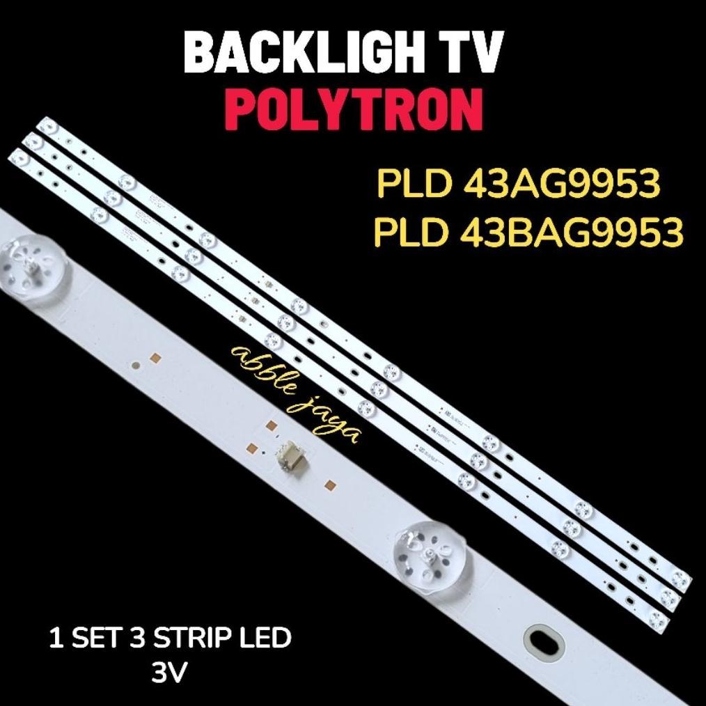 BIG PROMO BACKLIGHT TV POLYTRON 43 INCH PLD 43AG9953 PLD 43BAG9953