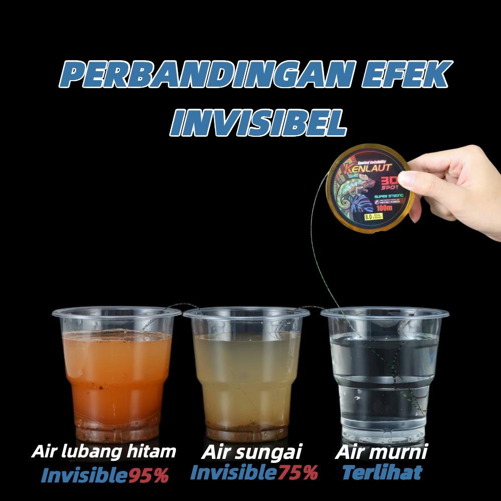 Senar Pancing 500M 100M Speckle Bunglon Nylon Senar Titik Tak Terlihat Garis