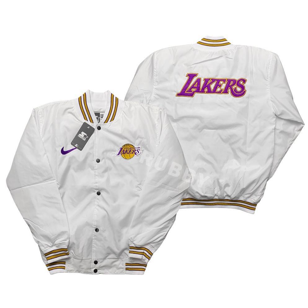 HEMAT RUBBY Jacket  Bomber Varsity Baseball Bordir  Casual Vintage Laker's Series Original Premium D