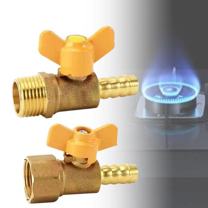COLOCAS Kran Gas 1/2 Inch Stop Kran Gas Drat Stop Kran Gas Kuningan Best Quality Kran gas Kuningan