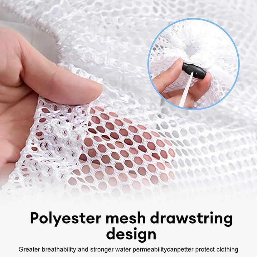 Jaring Laundry Bag Serut Jumbo Laundry Net Serut Kantong Jaring  Baju Kotor Kantong Jaring Serut Unt