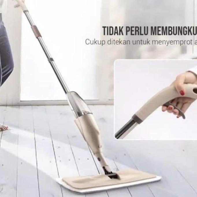 Allnew- Shenar Spray Mop Alat Pel Lantai Semprot Modern/ Kain Pel Kain Lap Pembersih Lantai , Shenar