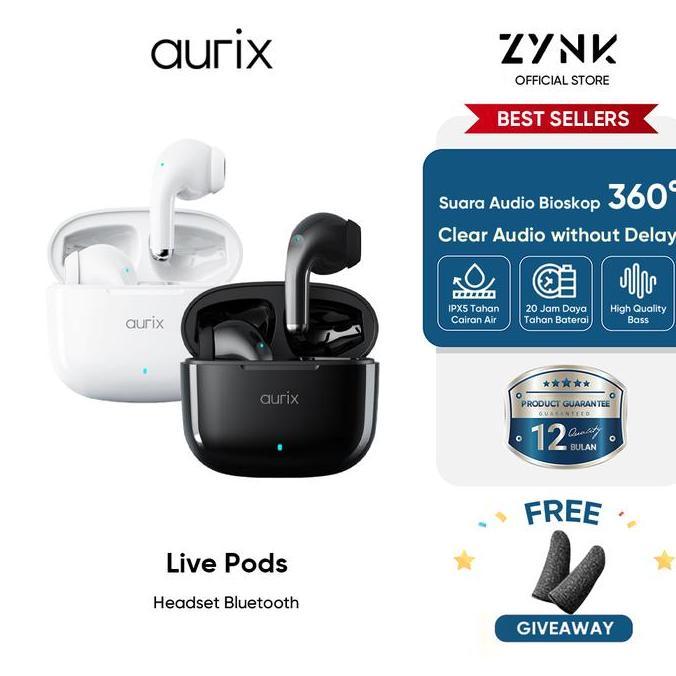 Weenew- Zynk X Aurix Pod Lp40 Pro Headphone Bluetooth Tws Bluetooth 5.3 Gaming Mode Wireless Hd Hifi