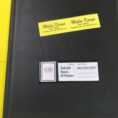 Map Dokumen Keeper Clear Holder 20 Cover Tebal Motif Kulit Yushinca / Dokumen Sampul Raport