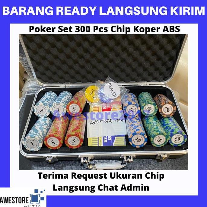 Board Game Koin Kartu Permainan Keluarga Ngumpul Party Asah IQ Set 300 Pcs Chip