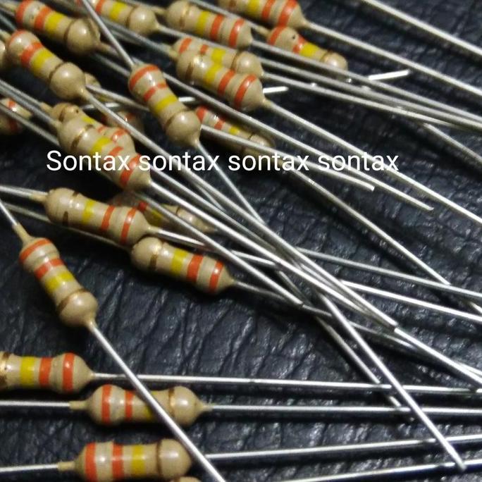 330K 330 K 3 3 0 K OHM 1/4W RESISTOR WERSTAN MADE IN JAPAN AUDIO RF STX27