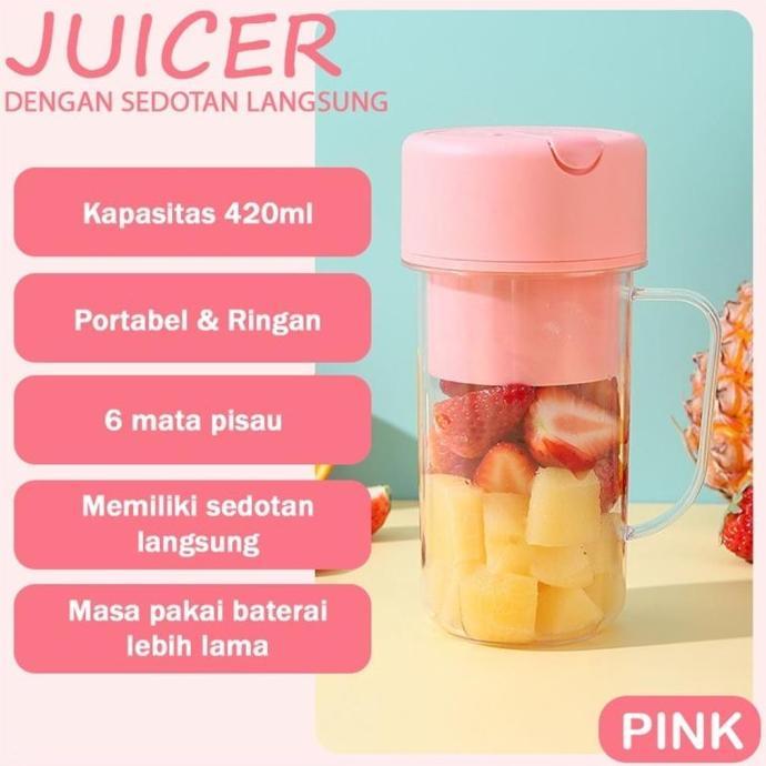 NEW DEALS Cruisher Juicer Mini Juice Cup Blender Portable Gelas Blender Mini Blender Portable Juicer