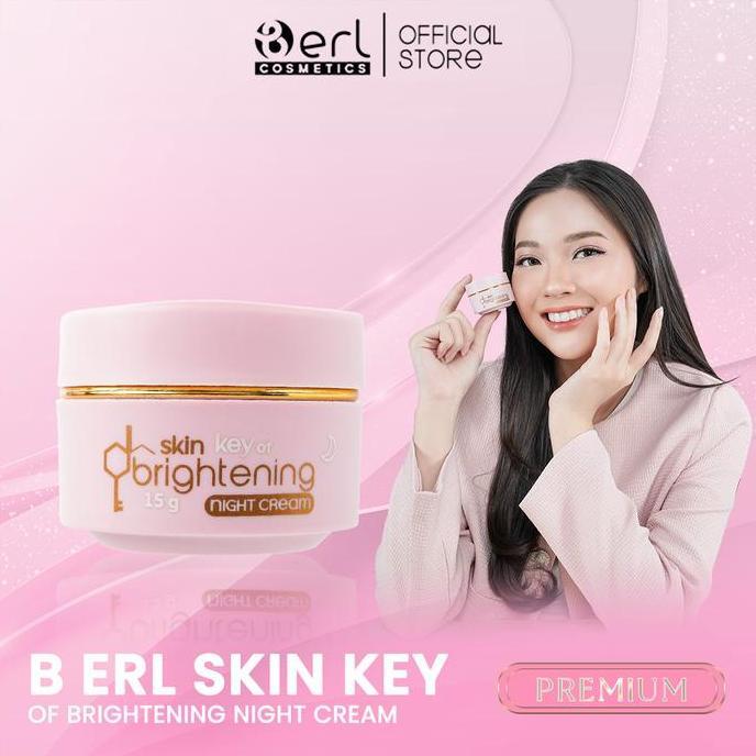 B Erl Night Cream brightening Skin Key