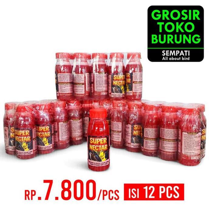 OK SEMPATI GROSIR SUPER NECTAR NEKTAR 150ML ISI 12 PCS VITAMIN SUPLEMEN PROTEIN BURUNG SOGON KONIN N