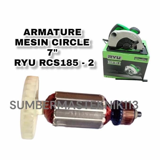 Update ARMATURE RYU RCS 185-2 ANGKER MESIN CIRCULAR 7" RYU RCS185 - 2 ORI smt113 Segera Beli