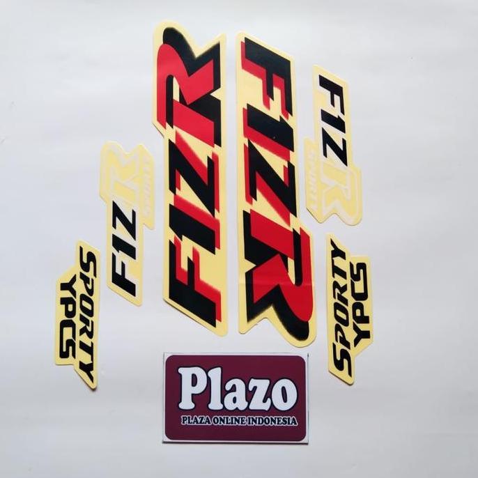 Striping motor / Stiker yamaha F1zr Marlboro Putih-merah
