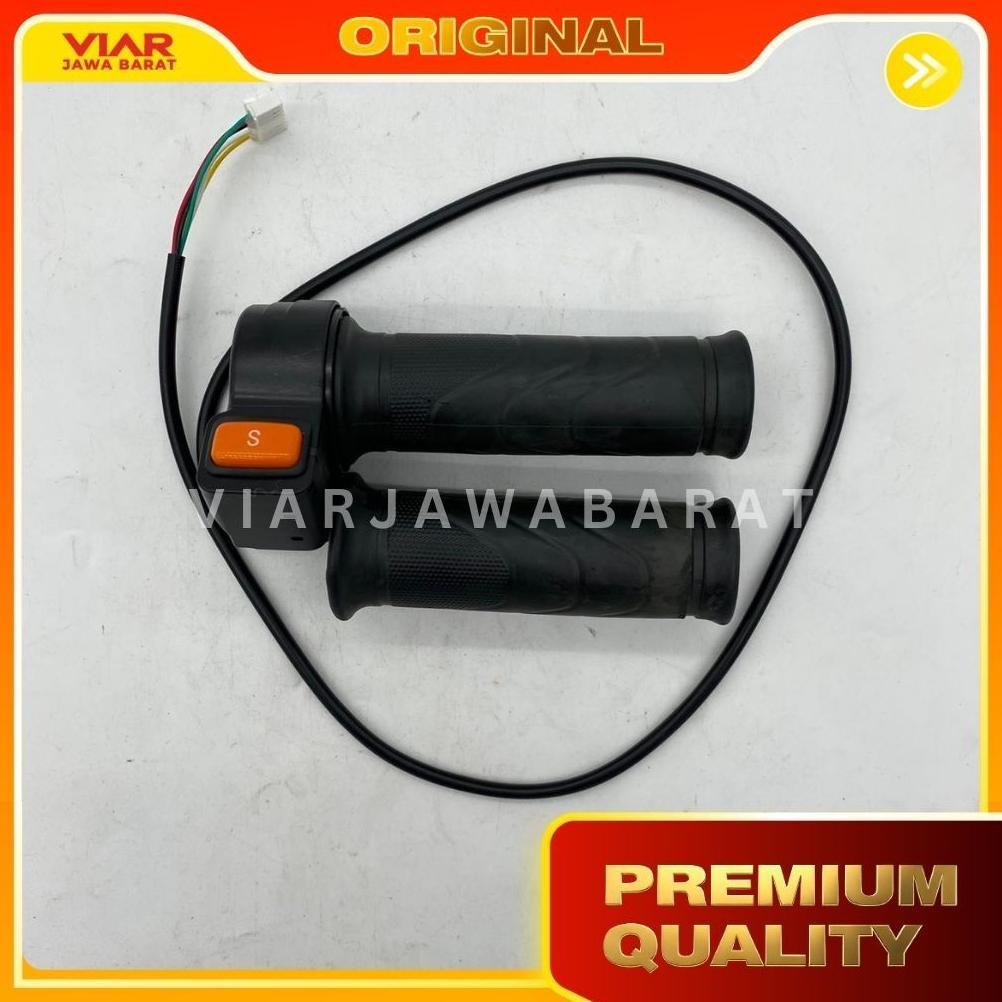 Grip Gas Sepeda Listrik EXOTIC VELOCE V3 - Selis489 - Sparepart Sepeda Listrik sparepart