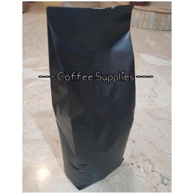 Ver- Grosir 100Pcs Gusset Non Zipper L Kemasan Kopi 1Kg  Valve Non Valve Coffee Packaging 1Kg 1000G 