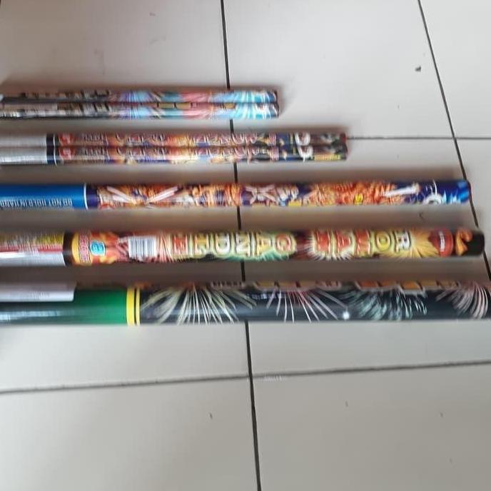 paket roman candle mix 0,8"/1,2"/1,5"/1,9" merk berizin resmi