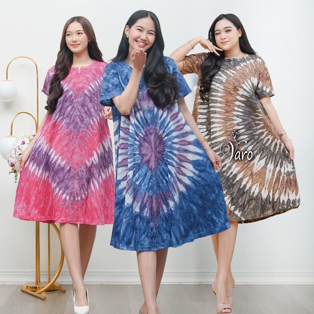 Daster Kaos Jumbo Busui Payung Klok A Tie Dye