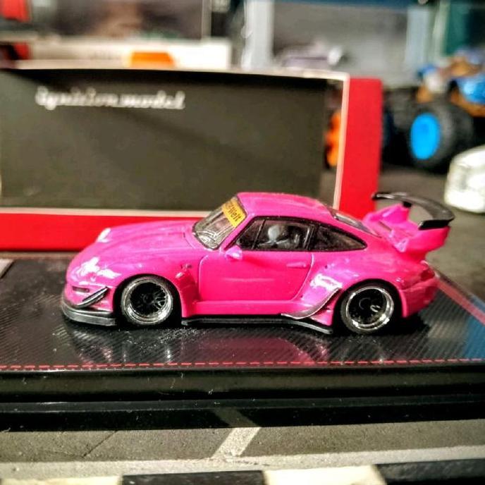 DIECAST IGNITION MODEL PORSCHE RWB 993 PINK AG27