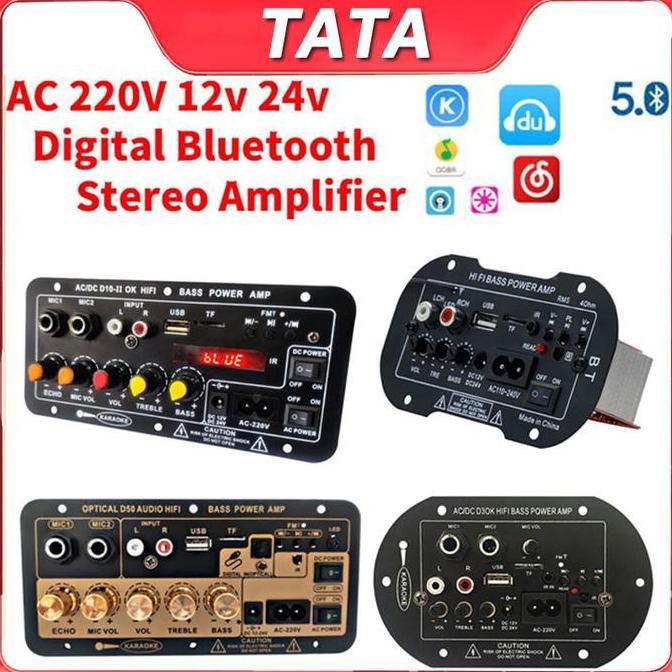 Nagaswara.Id - Cod 5Inci 4-10 Inci 10 Inci Amplifier Board Karaoke Audio Bluetooth Usb Fm Radio Tf P