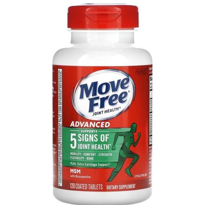 Mns- Schiff Move Free Joint Health Glucosamine Chondroitin Msm 120 Tablets