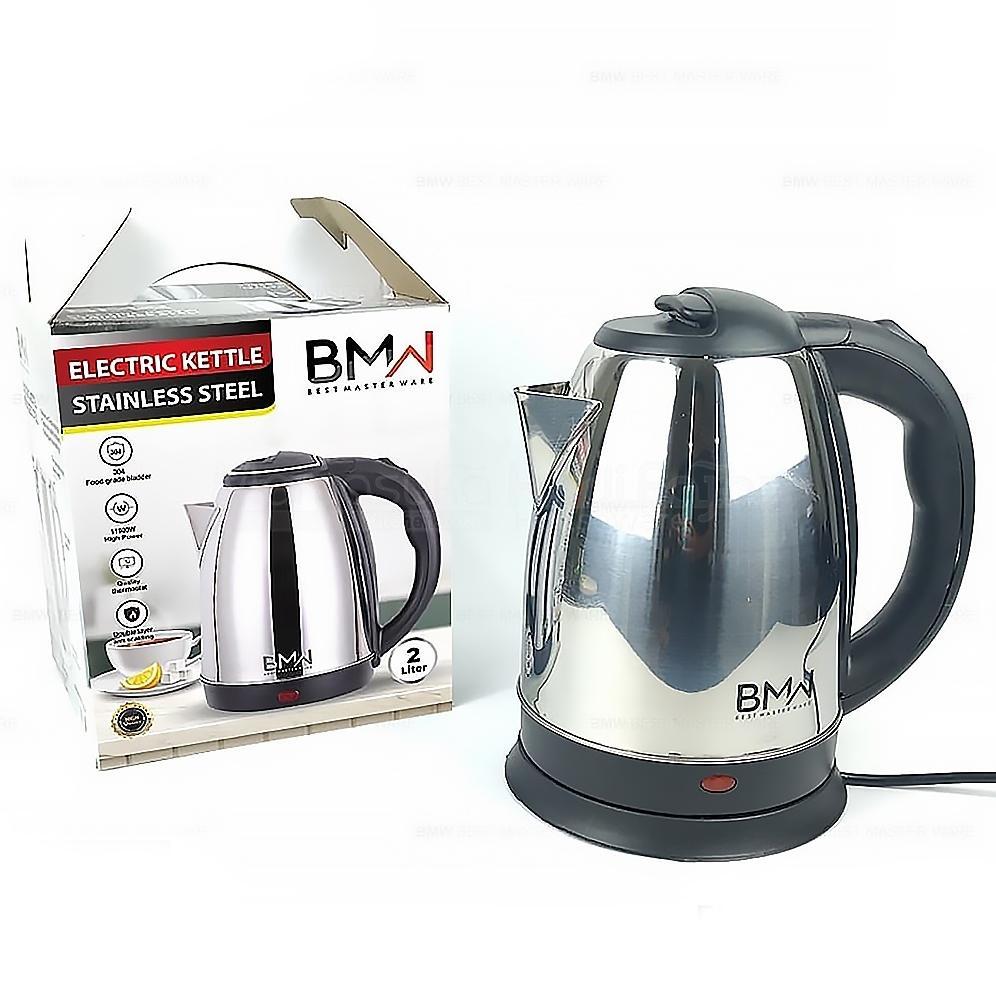 BIG SALE Teko Listrik Watt Kecil-Teko Listrik 2 liter stainlees-Anti karat - Low watt