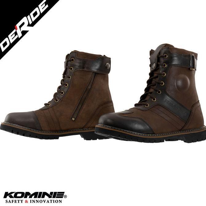 NEW Sepatu Komine SB-90 Vintage Riding Boots