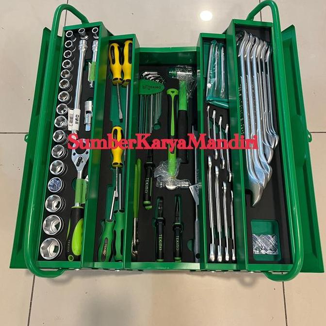 Ready Tekiro Tool Box Set 66Pcs Tool Box Set Tekiro 66Pcs