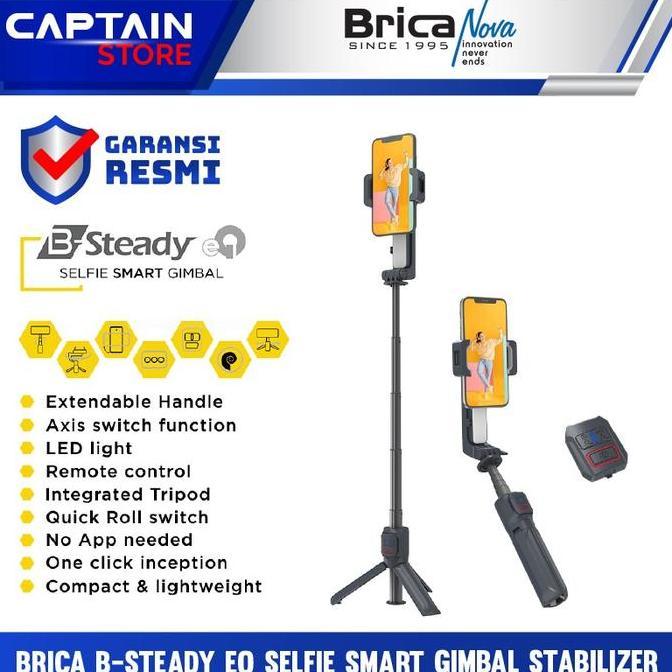 Brica B-Steady EQ Selfie Smart Gimbal Stabilizer - Brica B-Steady EQ