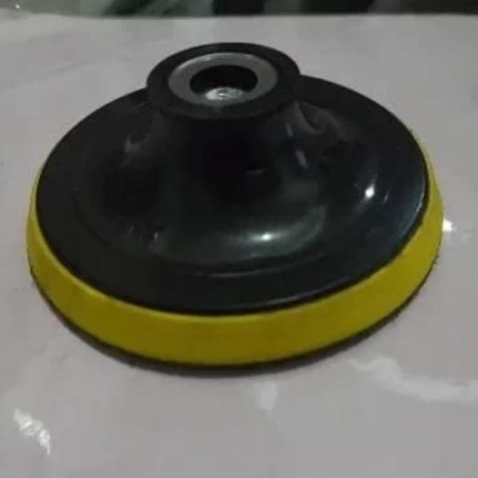 Tatakan amplas 4" backing pad velcro 4 inch tatakan gerinda 4in