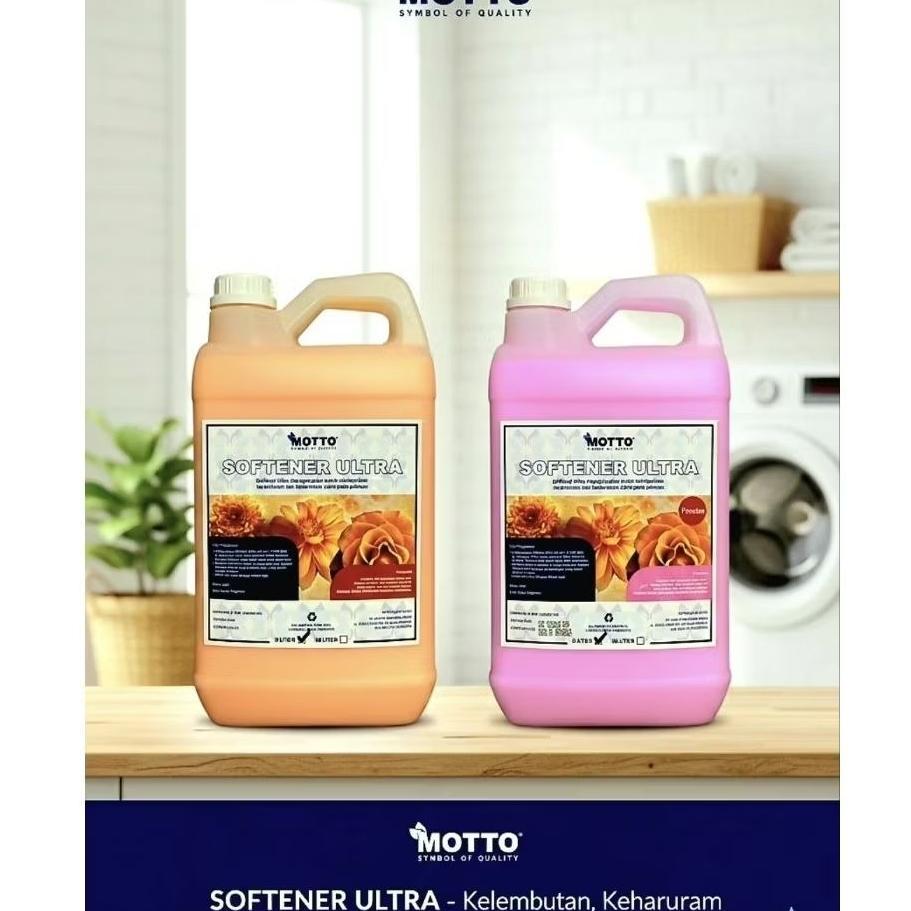 (Termurah) Motto Softener Ultra Premium | Pelembut + Pewangi (Motto) 5 Liter | Harga Grosir | Grabex